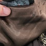 Jkaara Y2K Brown Beaded Sleeveless Tunic Dress Top 12 Petite Size 12P Photo 4