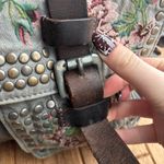 Free People  Floral Embroidered Canvas Messenger Bag Photo 4