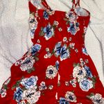Almost Famous Floral Red Romper Photo 2