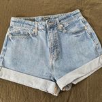 Wild Fable Target denim high waisted mom shorts: size 2/26 Photo 2