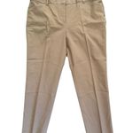 Talbots Hampshire Straight Leg Ankle Pants Office Work Professional Khaki 12P Photo 4
