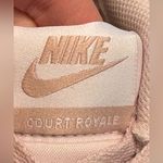Nike  court royale Women’s size 7 NWB Color Barely Rose/ Stone White Photo 5