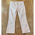 Anthropologie  Pilcro the Leterpress polka dot high rise bootcut jeans 28 Photo 3