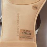 Lucky Brand Strappy Flat Sandal Bylee White Floral Slingback Sz 8.5 Photo 4