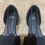 Eileen Fisher  Size 9 Mews Slip On Espadrille Sandal Black Knit Open Toe Photo 4