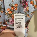 Topshop  Confetti Floral Wrap Tea Dress Light Blue Multicolor Size 6 Photo 8