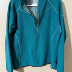 Columbia  Green Cowl Neck Sweater with Relaxed Fit Photo 0