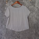 21 Saints Boxy Gray Short Sleeve Womens Blouse Womens Large Photo 3