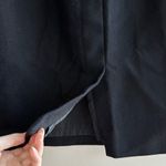 J.Crew  Black Wool Skirt, Black Pencil Skirt, Solid Knee-Length Skirt, Size 4 Photo 8