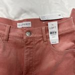 Ann Taylor NWT LOFT High Waisted Corduroy The Skinny Regular Mauve Pink Jeans Photo 2