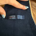 ZARA Women's Dark Blue Denim Overalls Photo 4