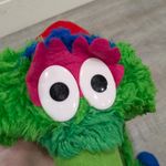 MLB Forever Collectables Philly Phanatic Green Furry Dangle Hat Red Photo 2