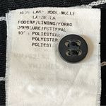 Armani Collezioni  Women Pencil Skirt 100% Wool Size 8 Black Pinstripe Italy Made Photo 4