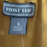 J.Crew Point Sur V Neck Flutter Sleeves Mustard Marigold Ivory Polka SZ S #2192 Photo 7