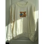 PacSun  PS / LA Teddys Crew Neck Sweatshirt Off White NWT Size XS/S Photo 4