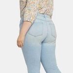 NYDJ Aline Dunes Light Blue Raw Hem Ankle Skinny Jeans Size 14 NWT Slimming Photo 1