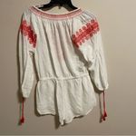 J.Crew  Embroidered Cotton-Linen Beach Romper- Size XS Photo 6