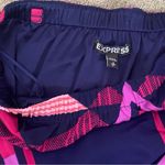 EXPRESS EX  Pink & Navy Abstract Strapless Mini Dress Small Photo 6