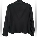 Ellen Tracy  Womens Black Ribbon Notch Single Closure Blazer Pockets‎ Business 10 Photo 1