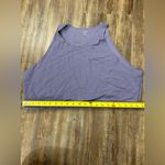 Rei Co-op REI Cooperative Co-Op Longline Purple Stretch Crop Tank Top 3X Activewear Sporty Photo 4