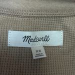 Madewell Brown Tan Waffle Knit Sleeveless Cami Camisole Crop Sweater Tank Top XS Photo 2