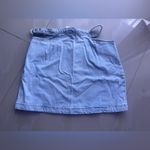 We Wore What Revolve  Skirt Women M Denim Cut Out Mini Light Wash 90s Y2K Casual Photo 13