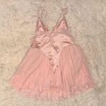 House Of CB NWOT  Amaris Ballerina Pink Baby Doll Mini Dress sz Large Photo 6