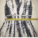 H&M NWT Black & White Tie Dye Maxi Dress Photo 9