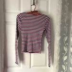 Hollister Twist Front Long Sleeve Shirt top v neck cotton blend women size S Photo 7
