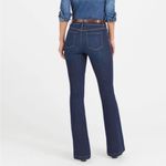 NWT Spanx Pull On Flare Jeans Midnight Shade Sz XS Petite Blue Photo 5