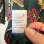 Charlotte Russe  Floral Green Long Sleeve Romper Photo 6