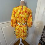 Never Fully Dressed St Clements Mini Dress Citrus Print Orange Fruit Sz 6 Yellow Photo 5