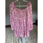 Crystal Doll  Mini Dress Smocked Cottagecore Wedding Vaca Resort Yacht Summer L Photo 2