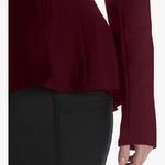 Hybrid & Company Women's Casual Work Office Dressy Double Notch Lapel Sharp Shoulder Pad Single Button Peplum Comfy Blazer Photo 5