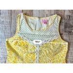 Lilly Pulitzer  MacFarlane Sunglow Yellow Sea Cups Pigment sz 6‎ Shift Dress $198 Photo 4