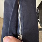 Ecru  Straight Leg Cropped Side Zipper Pants Photo 1