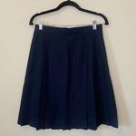 Talbots Blue Wool Tennis Skirt Sz 10 Photo 0