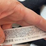 ZARA  Women Zip Turtleneck Sweater Ecru/Black Striped Knit Fall Winter Size Large Photo 4