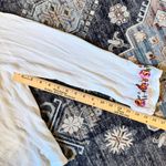 Love Peace Lazy Days Women’s White Long Sleeve Sheer Embroidered Blouse Size L Size L Photo 10