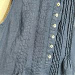 Quince 100% European Linen Sleeveless Swing Dress in Deep Navy medium Photo 3