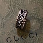 Gucci  Interlocking Silver Ring Photo 1