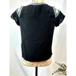 Maje  Lisea Cold-Shoulder Crepe Top 100% Viscose Black S Photo 13