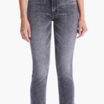 MOTHER Denim NWT The High Waisted Runaway in Train Stops Gray- Size 32 Photo 0
