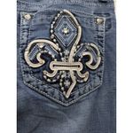 GRACE IN LA  Women's Jeans Blue Light Wash Embellished Mid Rise Boot Cut Size 26 Photo 11