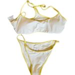 l*space L* Pamela Bikini Top Cream/Lemon Drop and Tommy bottom NWT Photo 8