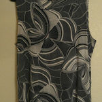 Chico's  Travelers 3 US Size XL‎ Blue White Tank Top Blouse Geometric Nautical Photo 0