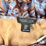 Rachel Zoe  Multicolor Paisley Ruffle Blouse 70’s Size medium NWOT Photo 3