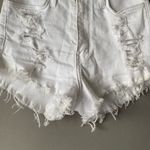 Vibrant M.I.U. sz S white cut off jean shorts Photo 2