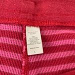 Victoria's Secret Thermal Sleep Pants Sz Large Pink Red Sparkle Stripes Photo 1