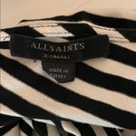 All Saints Monochrome Chevron Bodysuit Size XSmall Photo 7